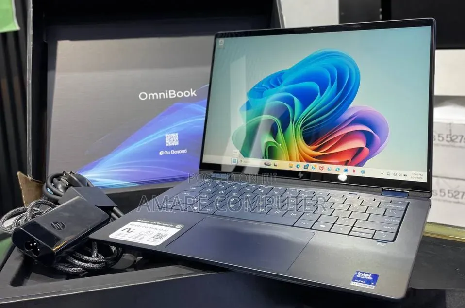 New Laptop HP OmniBook X Flip 14" 16GB Intel Core Ultra 7 SSD 1T