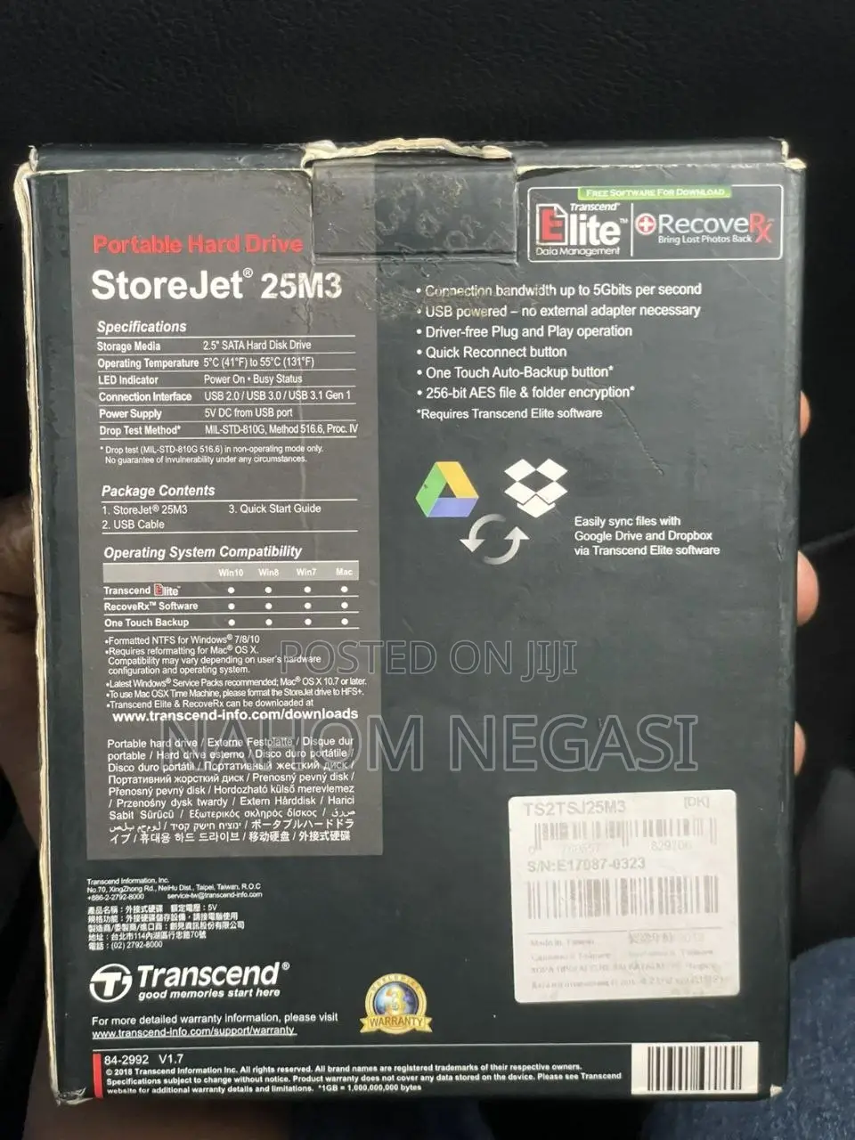 Transcend Portable 2tb Hard Drive
