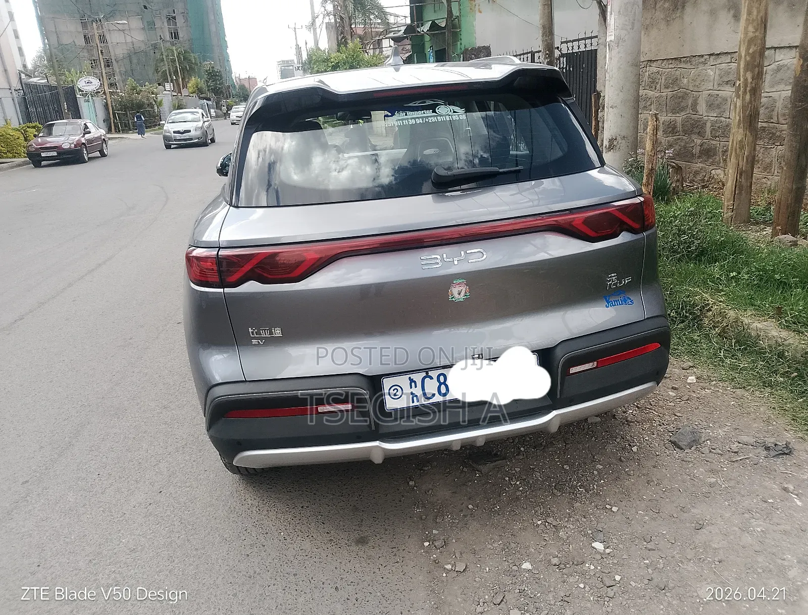 New BYD Yuan Up 2024 Gray