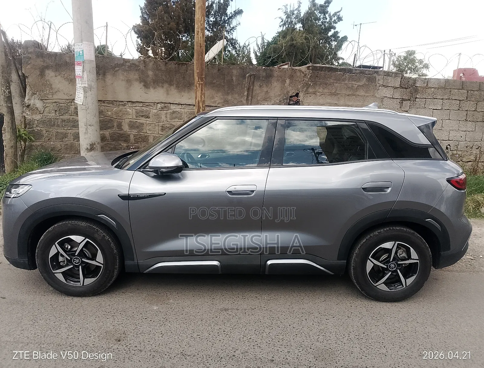 New BYD Yuan Up 2024 Gray