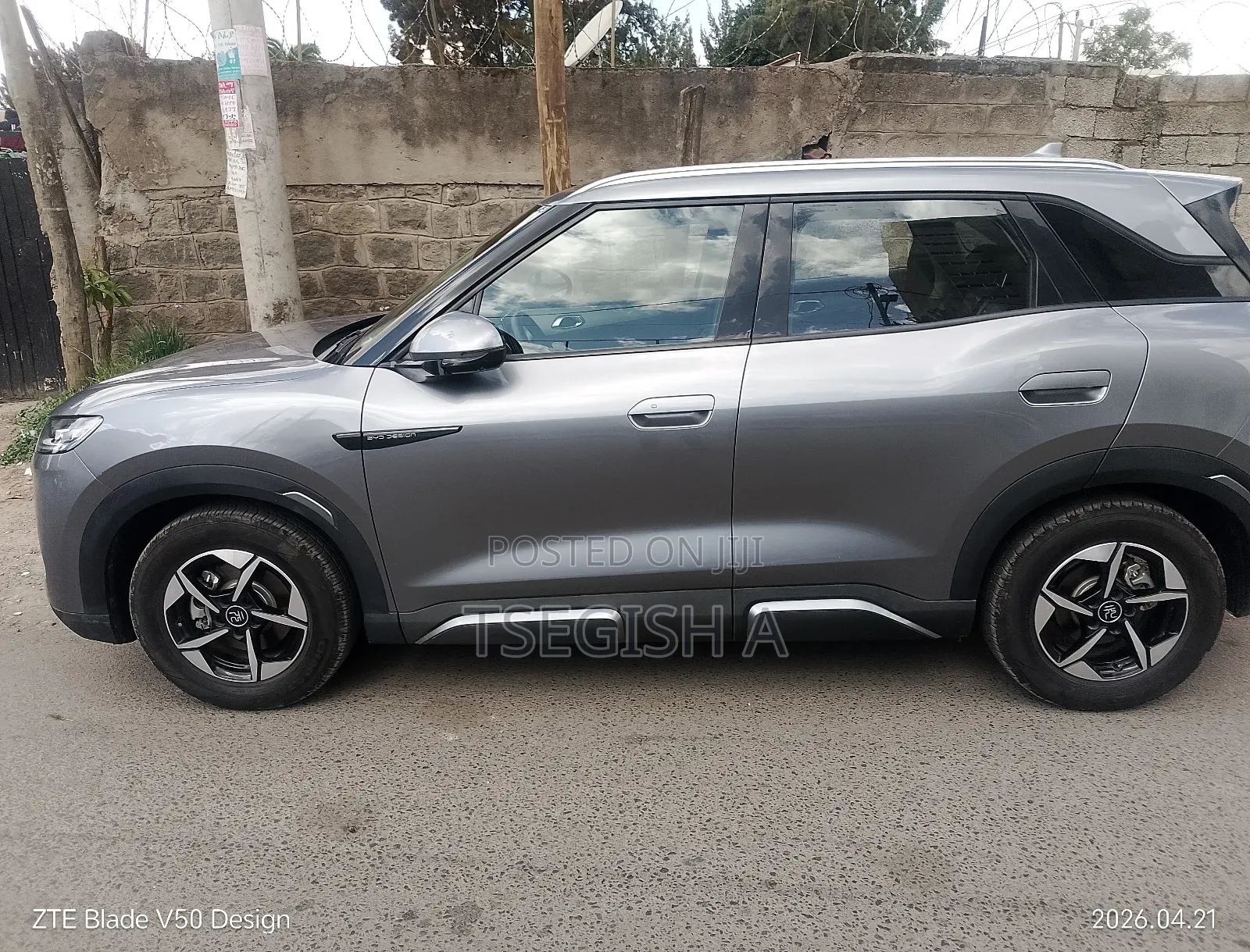 New BYD Yuan Up 2024 Gray