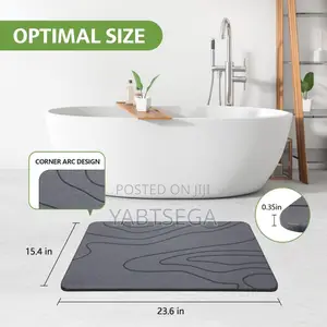 Diatomaceous Earth Bath Mat
