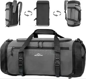 Zioisnm Gym Bag Travel Bag With Shoe Compartment