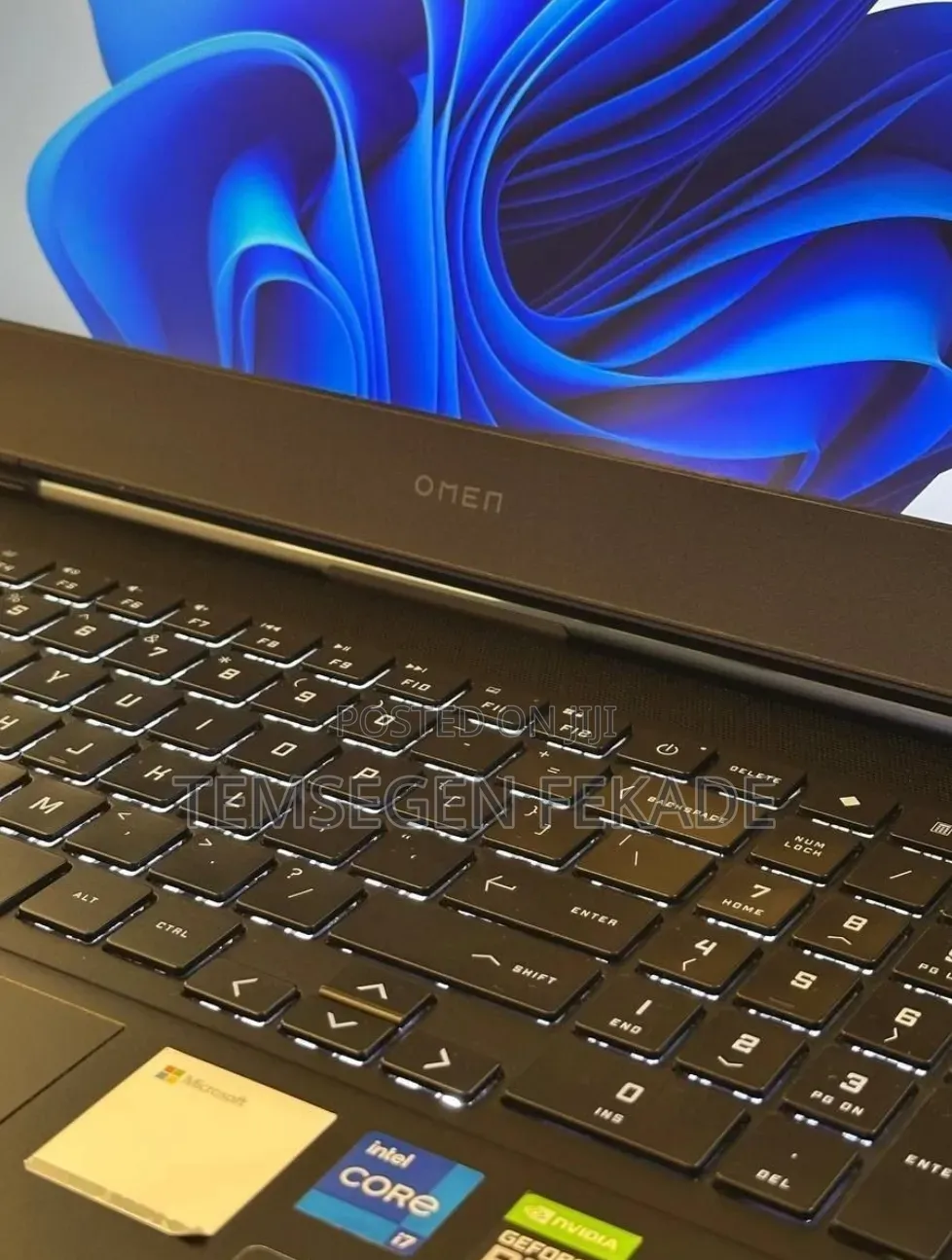 New Laptop HP Omen 16 16GB Intel Core i7 SSD 512GB