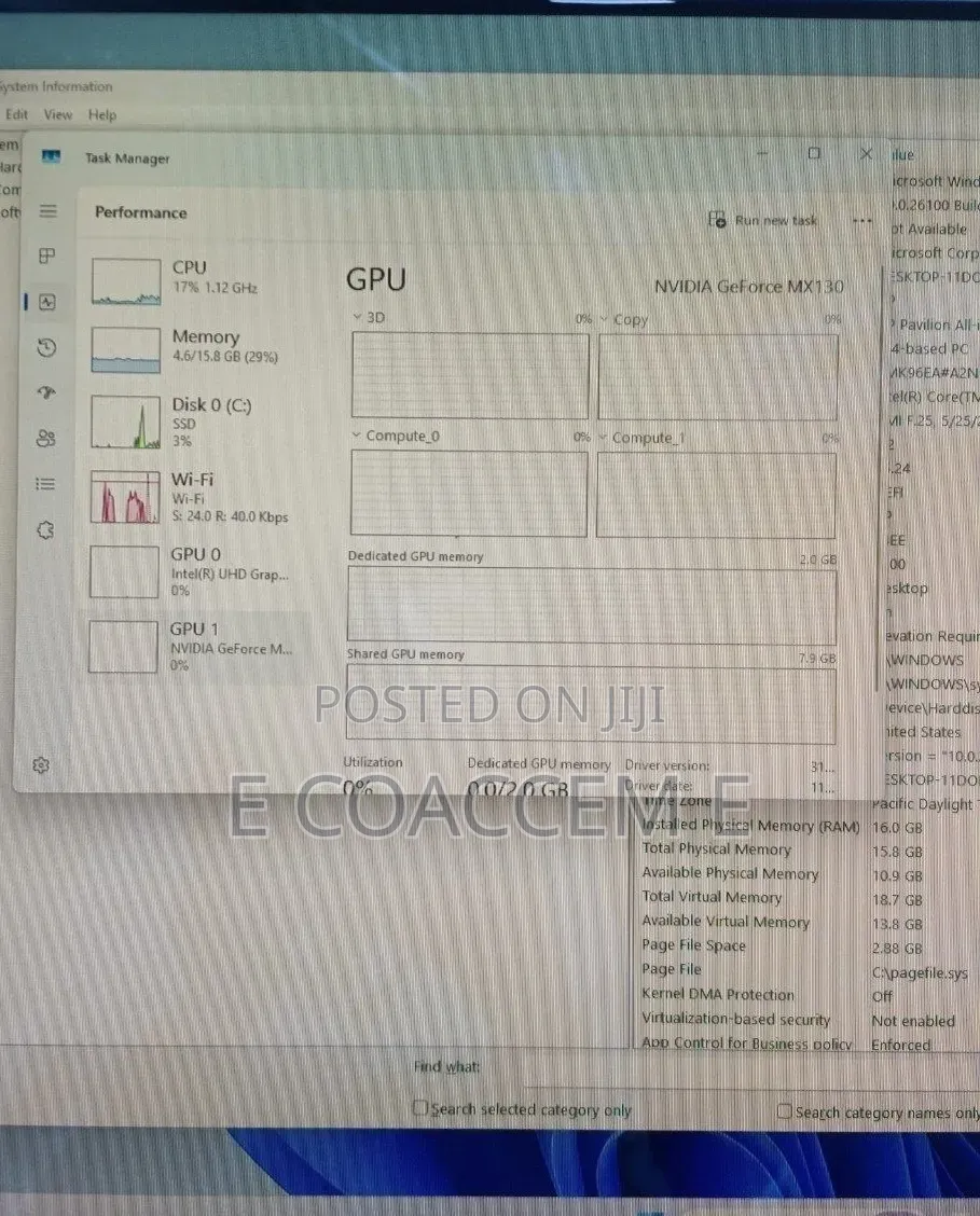 New Desktop Computer HP 16GB Intel Core i7 SSD 512GB