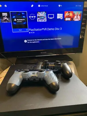 Playstation 4 Pro Console, Ps4 That Supports Gaming.