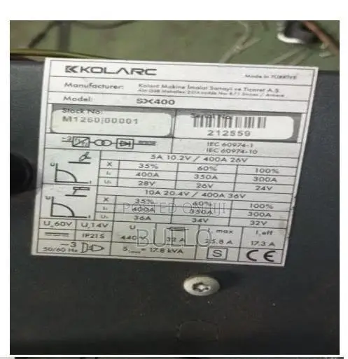 Kolarc Welding Machine High Quality