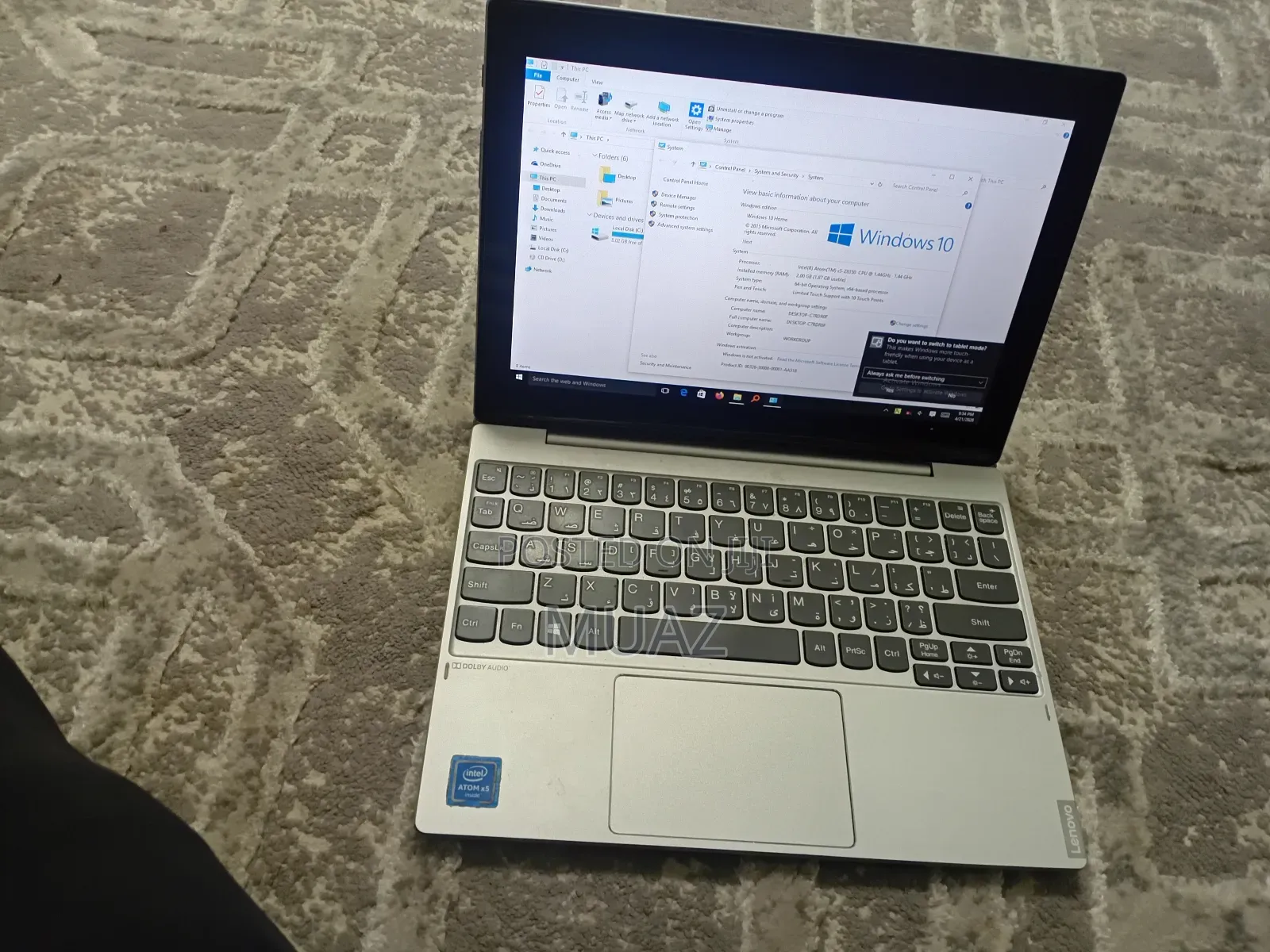 Laptop Lenovo IdeaPad D330 2GB Intel Atom HDD 32GB