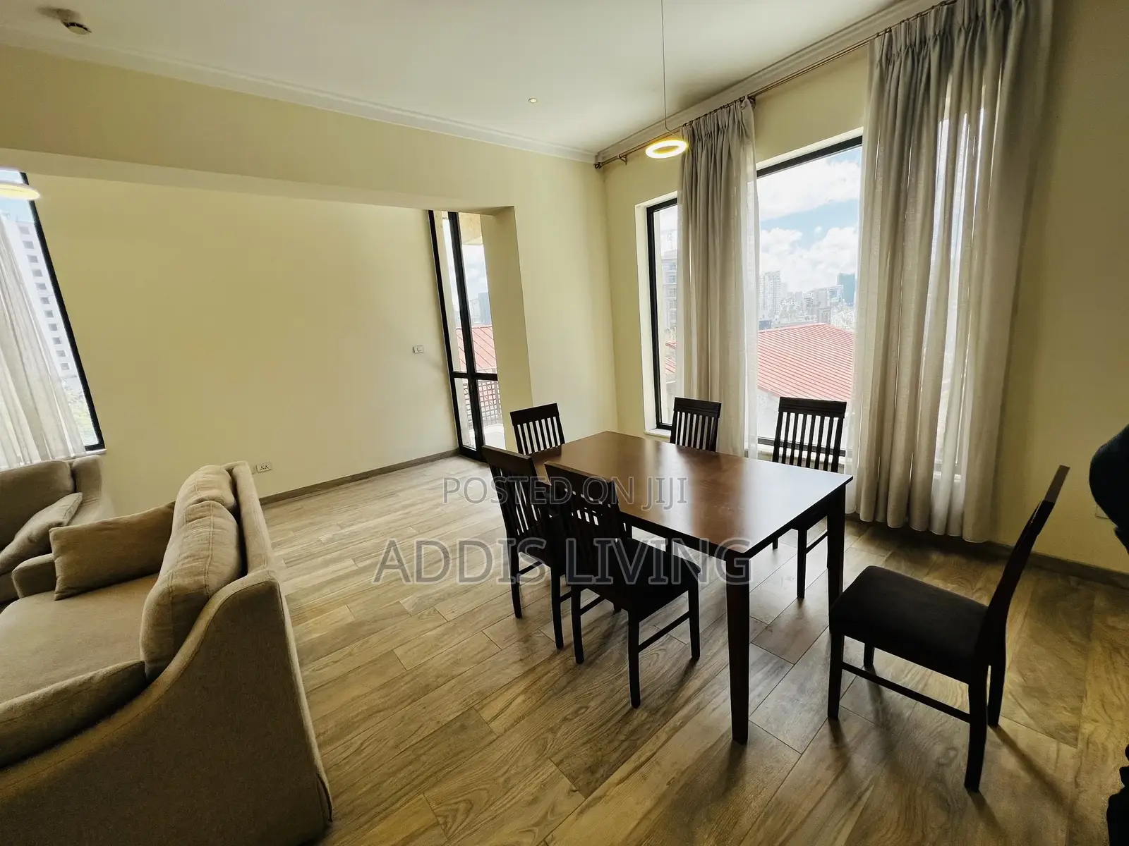 Furnished 3bdrm Apartment in Bole for rent