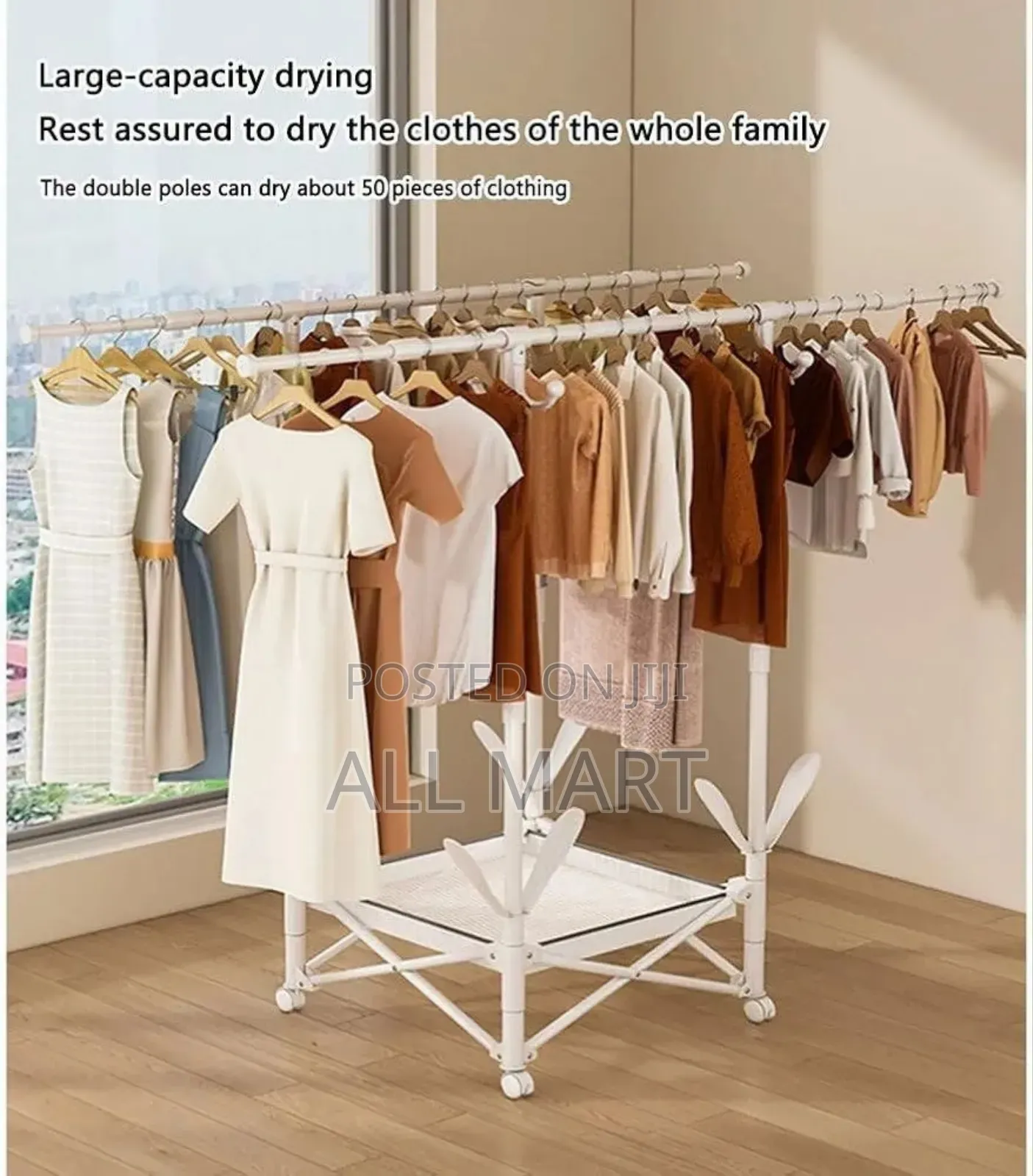 Multi-Functional Folding Drying Rack - Space Saver Master!