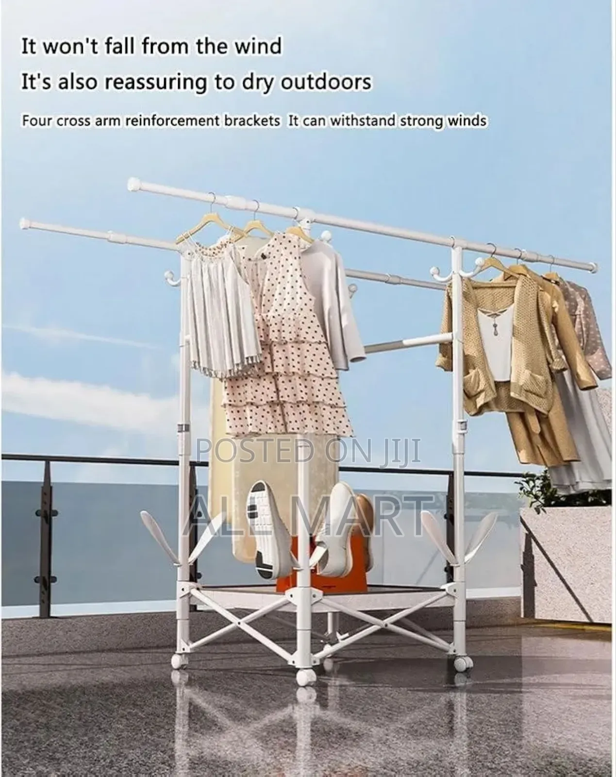 Multi-Functional Folding Drying Rack - Space Saver Master!