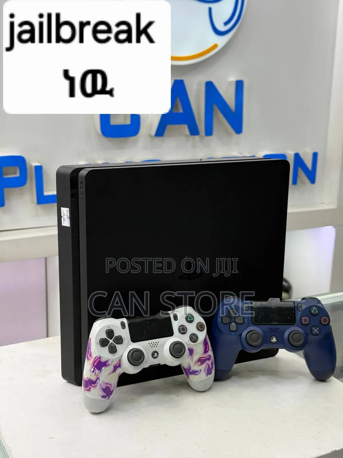 Playstation 4slim With 2joystick Jailbreak ነዉ ደዉሉልን Full Accessories 