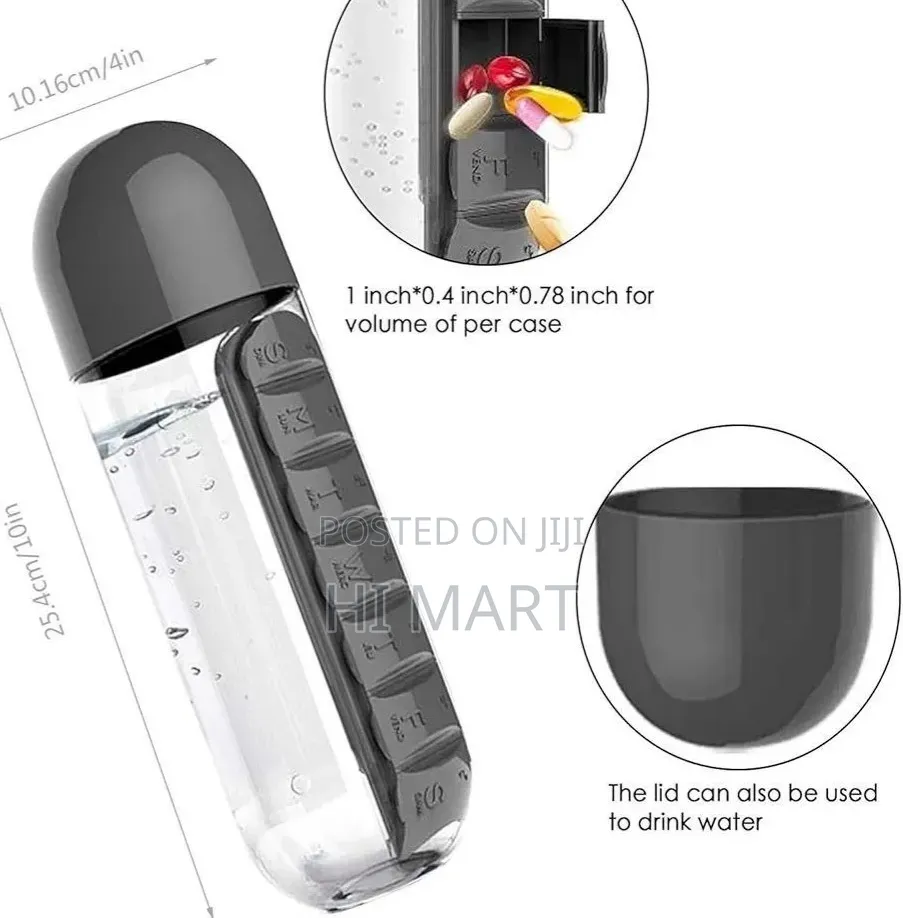 2in1 Medicine Holder and Water Bottle