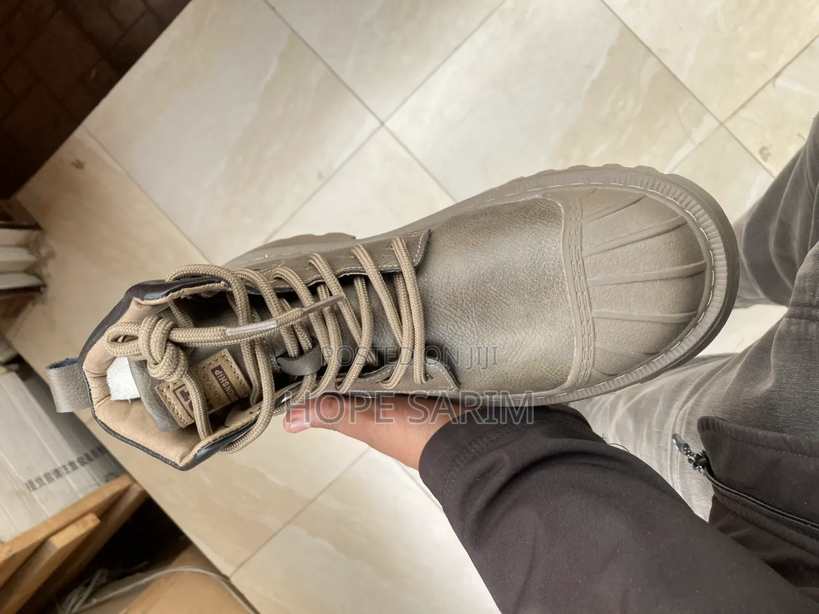 Longshang Men's Fashion High-Top Boots