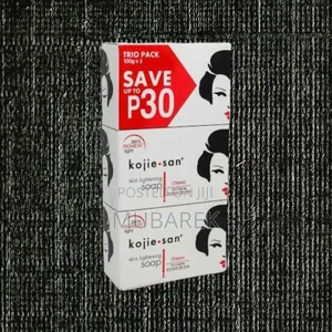 100% Original Kojie San Skin Lightening Soap – 3 Bar Trio Pack