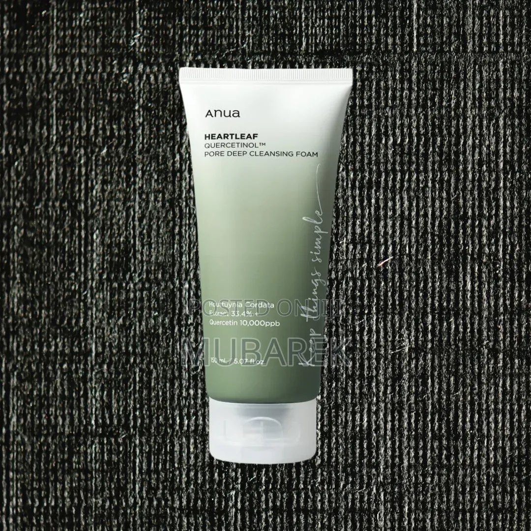 Houttuynia Cordata + Quercetin: Anua Deep Cleansing Foam