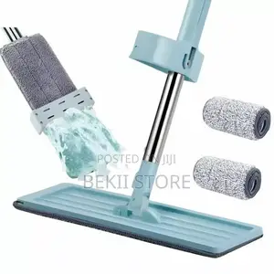 የቤት ማፅጃ Microfiber Squeeze Flat Mop Hand Free Washing Mop