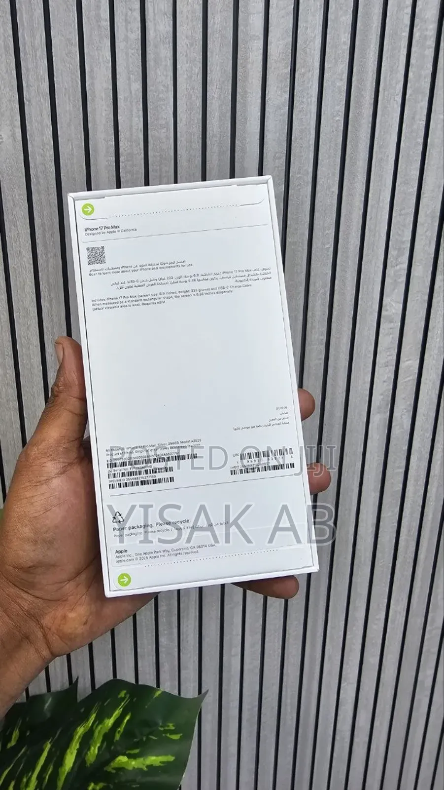New Apple iPhone 17 Pro Max 256 GB White