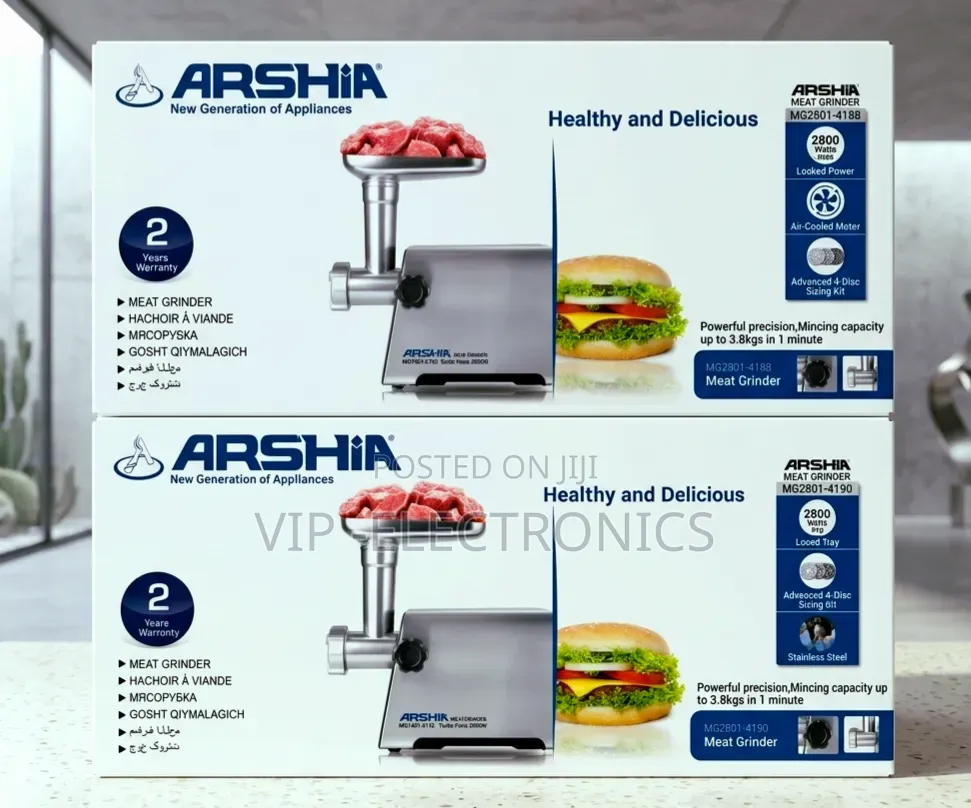 Arshia Meat Grinder the Ultimate Precision Kitchen Companion