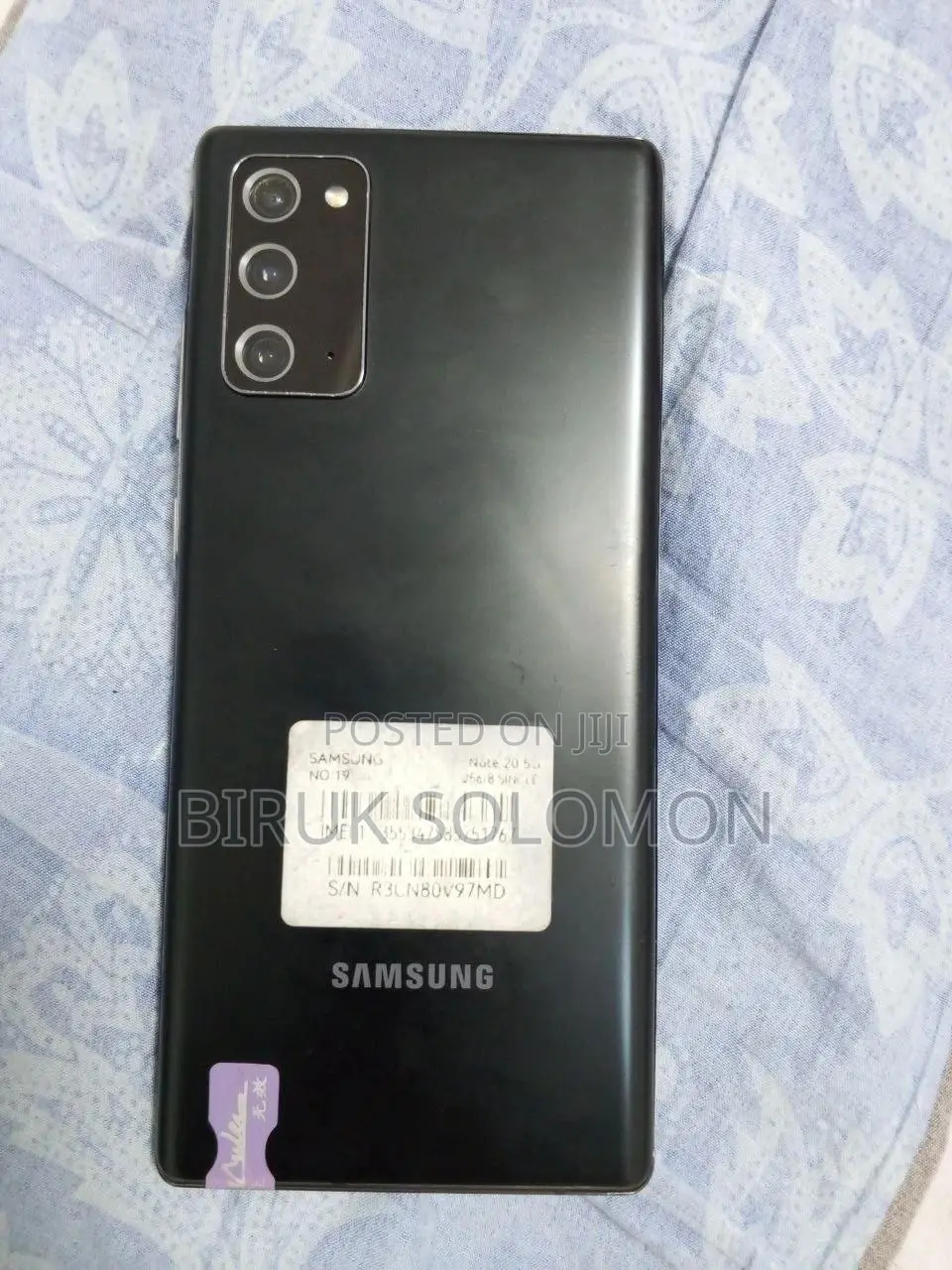 New Samsung Galaxy Note 20 5G 256 GB Black