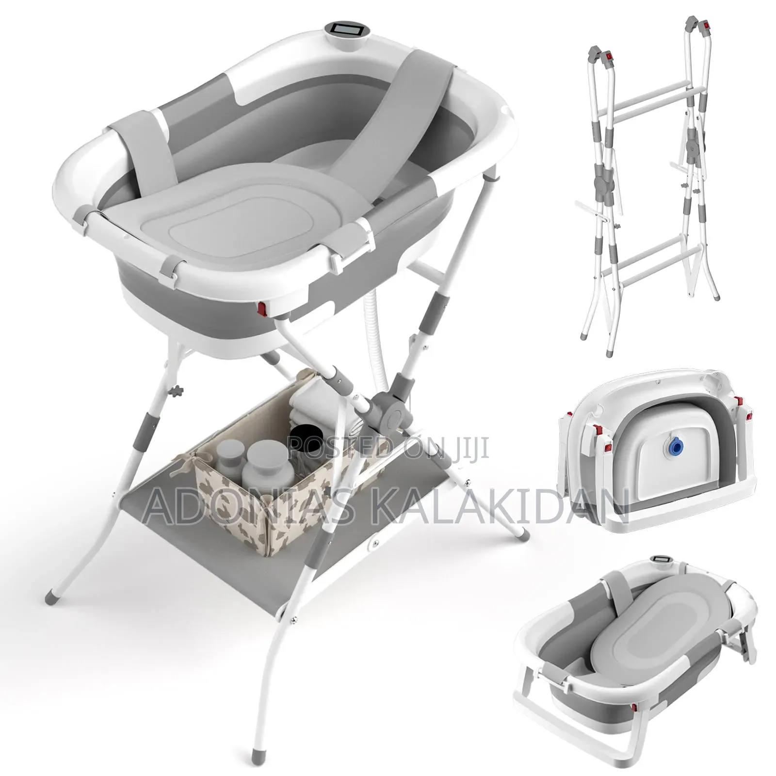 በተመሳሳይ ምርት እንዳይሸወዱ 7-in-1 Newborn Baby Bathing Tub Set With Stand