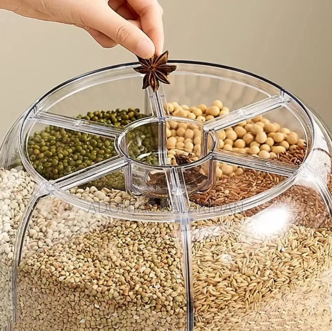 360° Rotating Rice Barrel