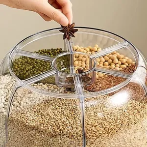 360° Rotating Rice Barrel
