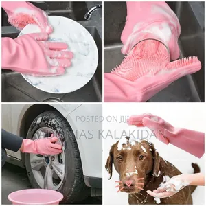 Two Pcs Multifunctional Silicon Glove
