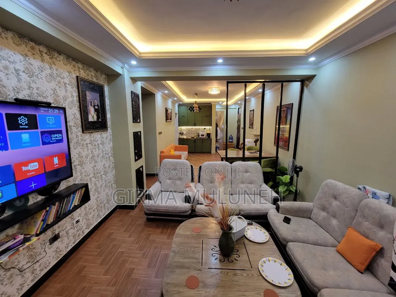 Furnished 3bdrm Apartment in አያት, Bole for sale