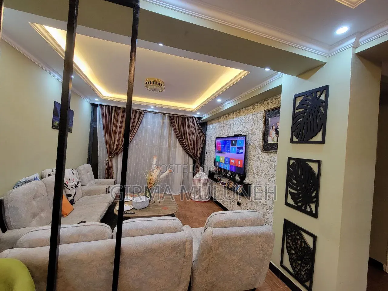 Furnished 3bdrm Apartment in አያት, Bole for sale
