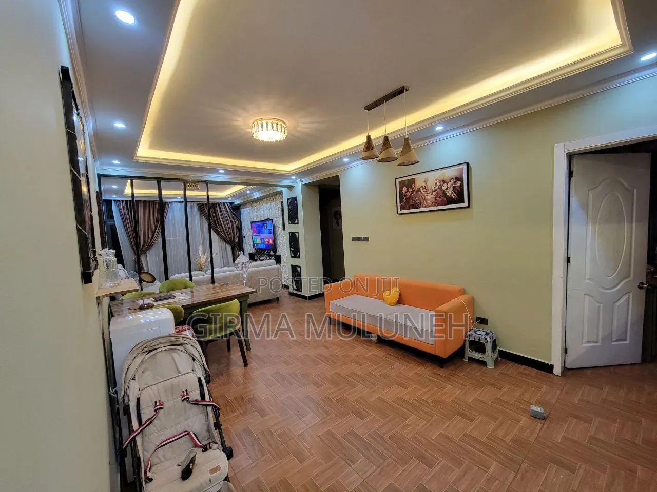 Furnished 3bdrm Apartment in አያት, Bole for sale