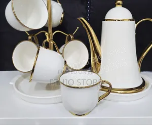 8 Set Ceramic Milk and Tea Serving Set