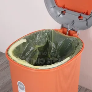 Foot Step Trash Can - Press on Garbage Bin