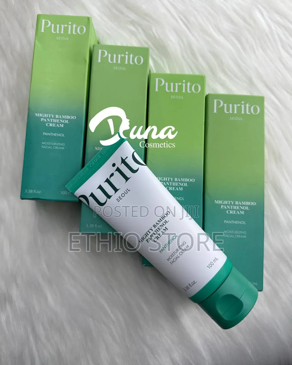 Purito Mighty Bamboo Pathenol Cream Post-Acne Moisturizer