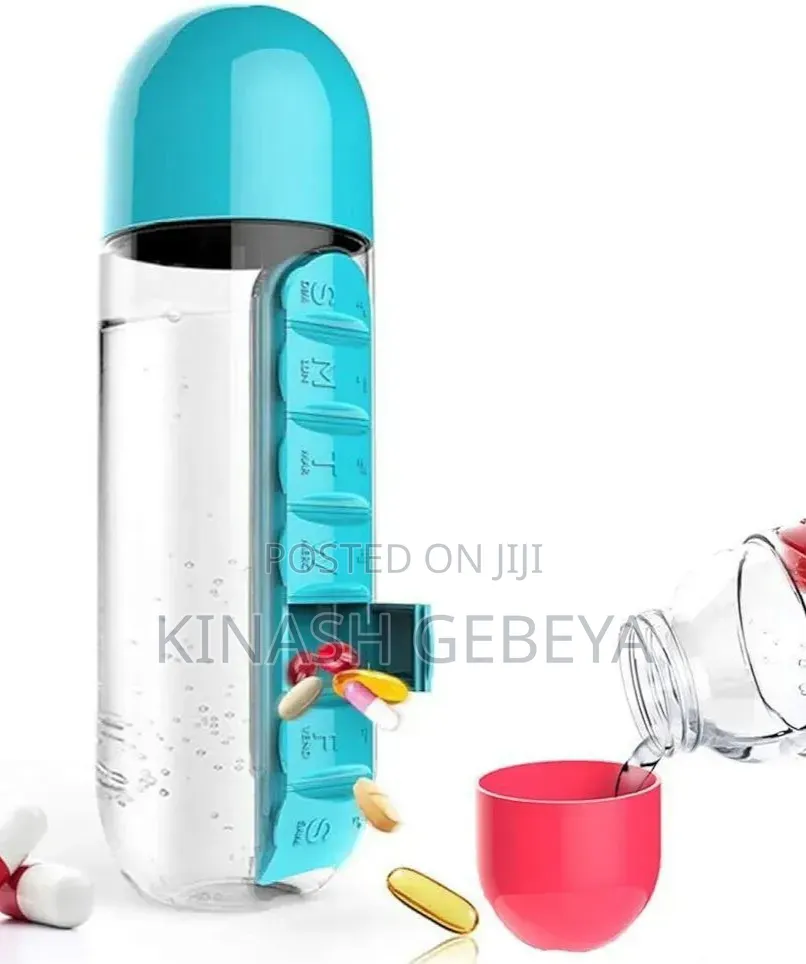 Top Quality 2in1 Pill Holder and Water Bottle