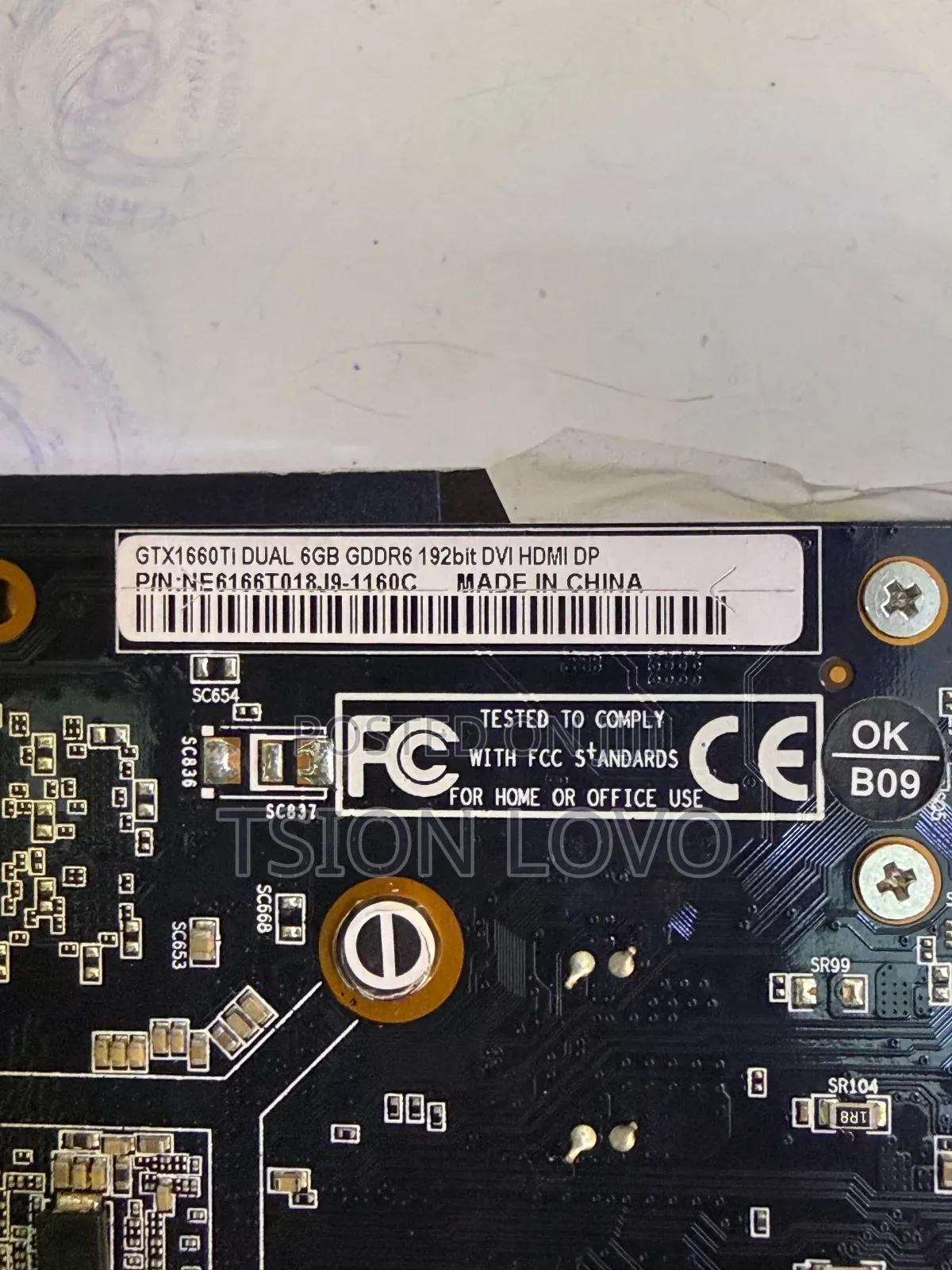 Nvidia Geforce GTX 1660 Ti 6gb Gddr6