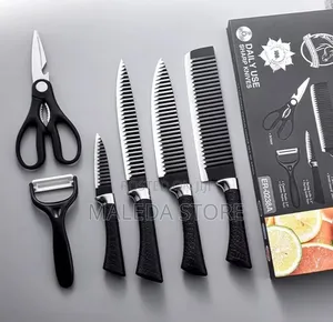 6pcs Daily Use Sharp Knife Set