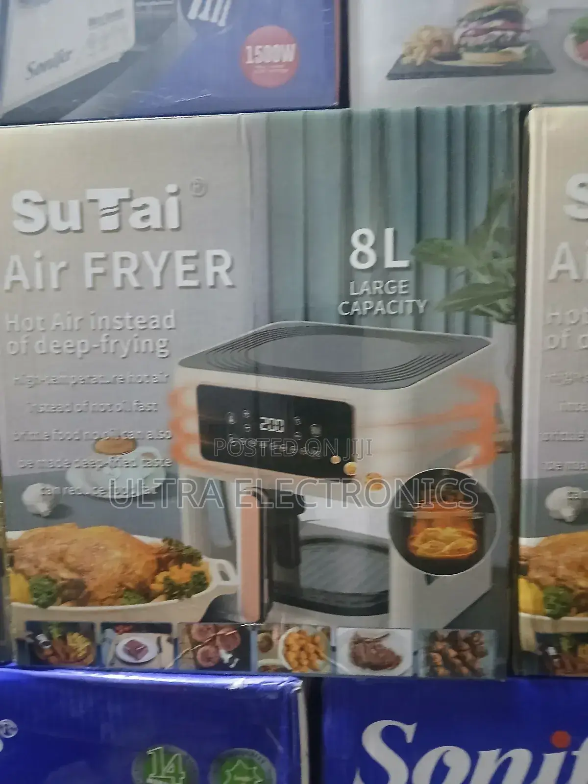 Air Fryer Sutai 8l Digital , a Kitchen Appliance Designed