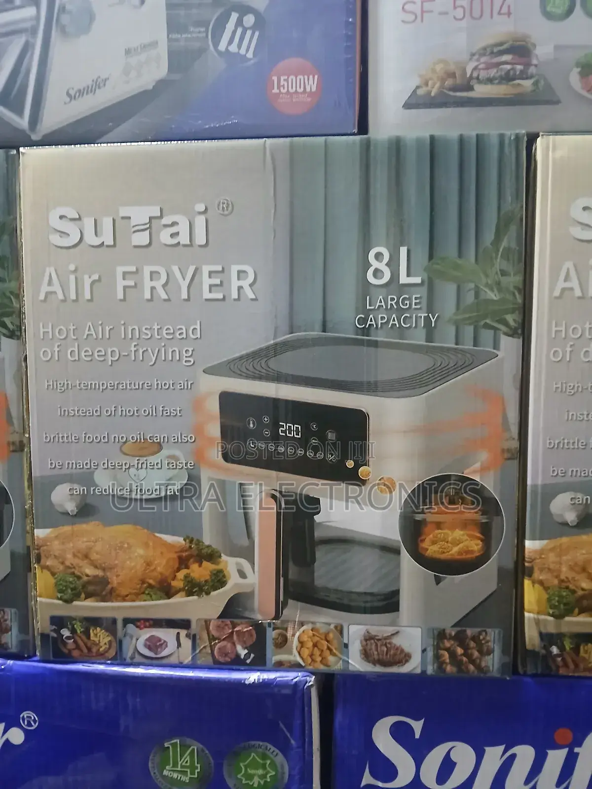 Air Fryer Sutai 8l Digital , a Kitchen Appliance Designed