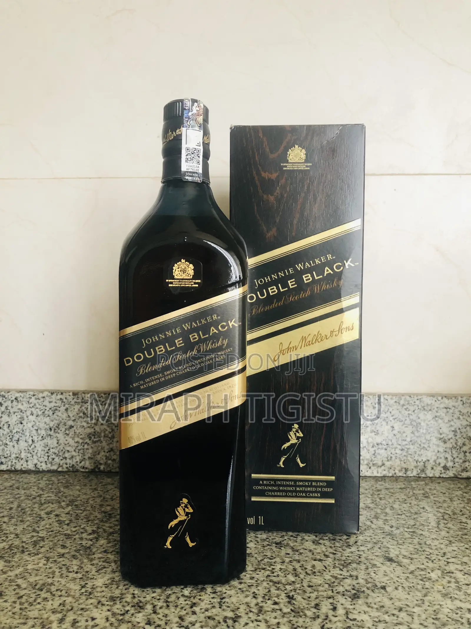 Double Black Whiskey