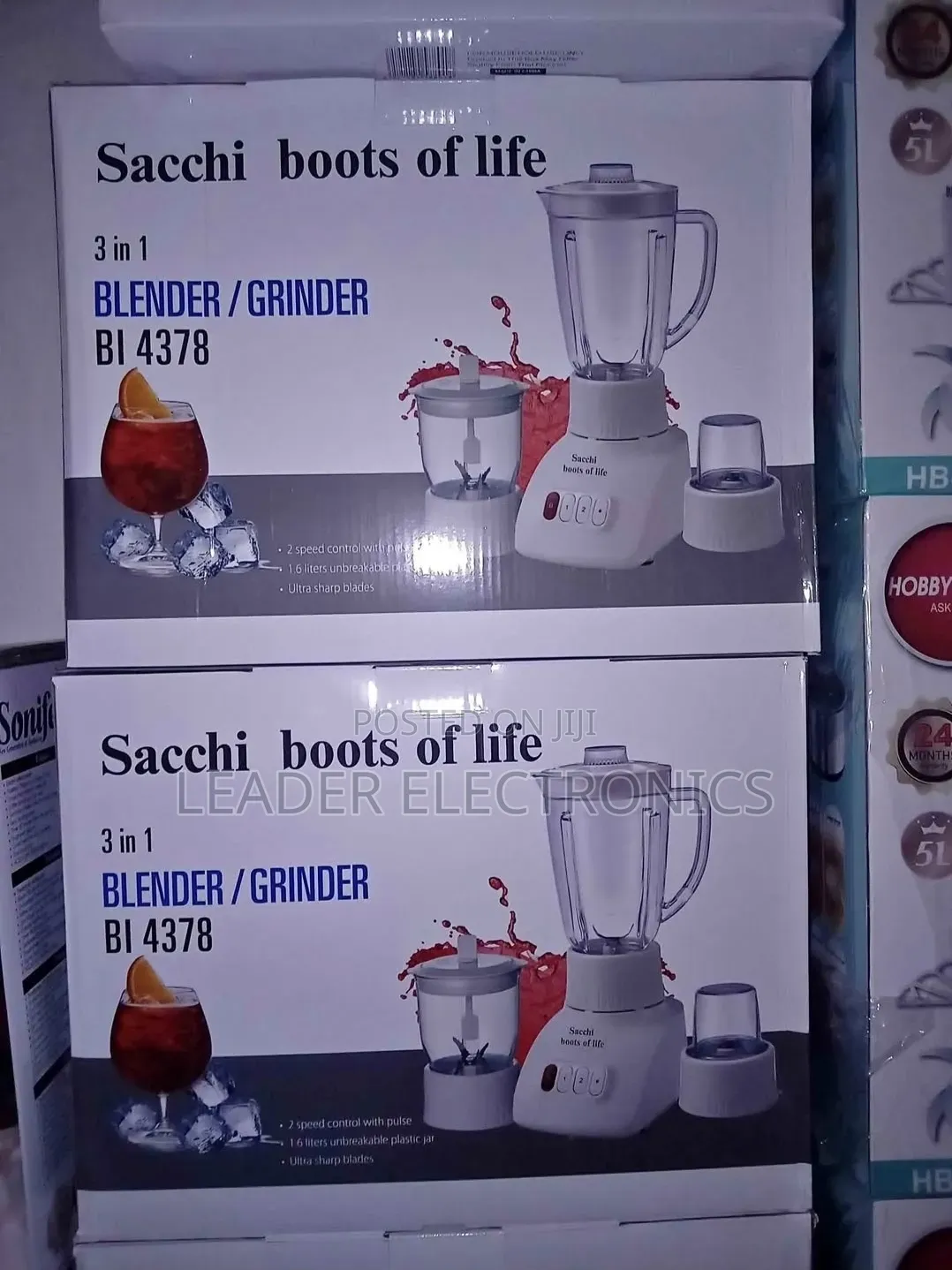 Saachi 3-in-1 Blender / Grinder 1.6 Liter