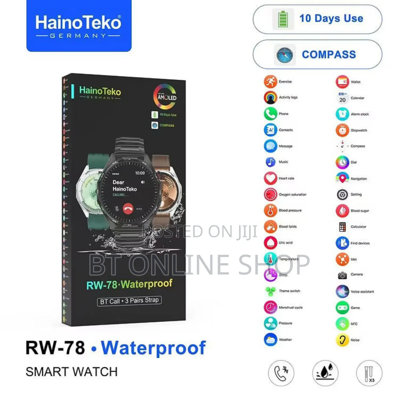 Hainoteko Rw-78 Smartwatch