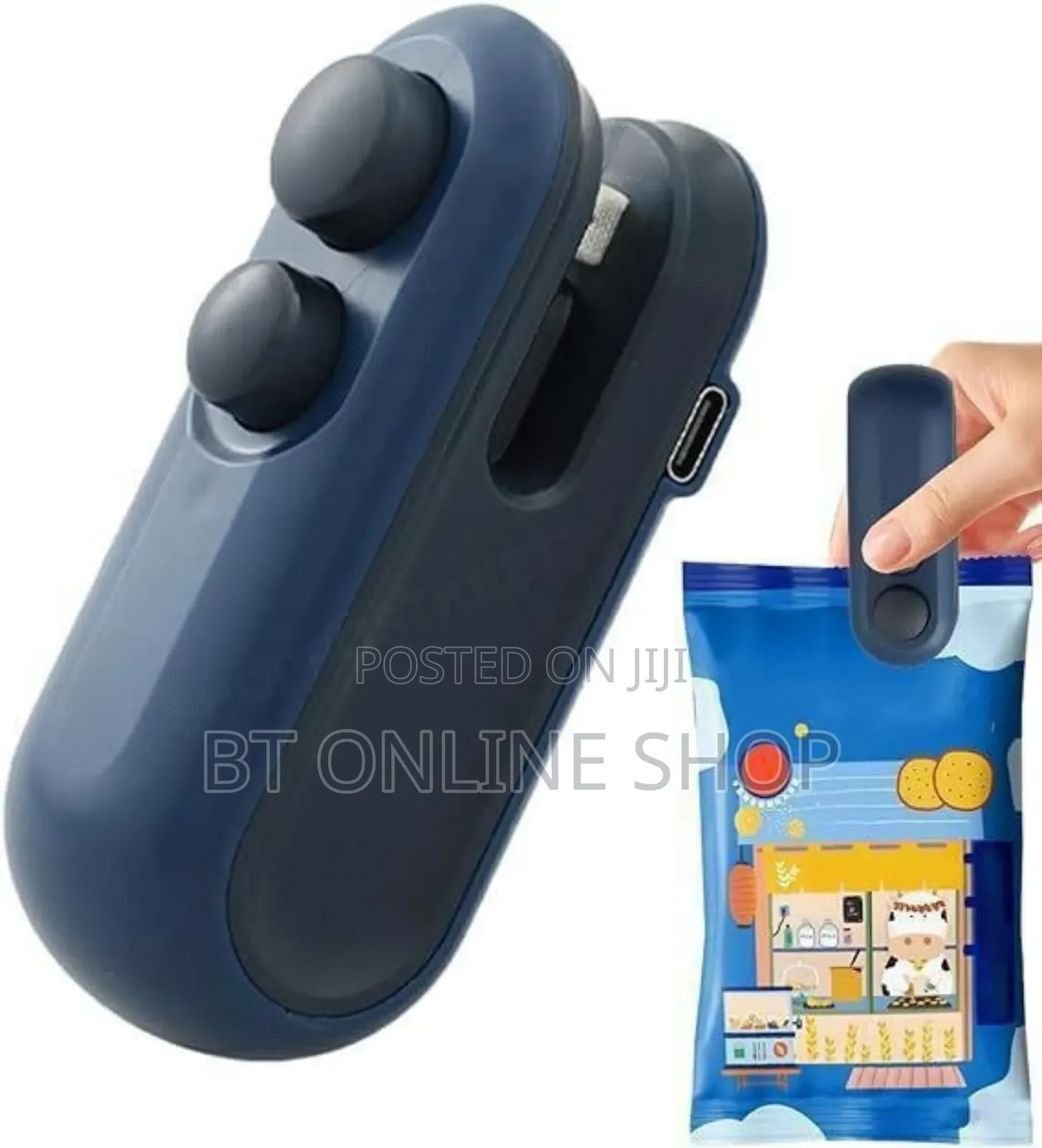 Rechargeable Mini Sealer With Cutter