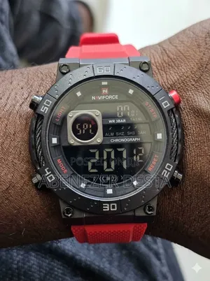 Naviforce Nf9241t Digital Sports Watch, Featuring a Durable Zinc