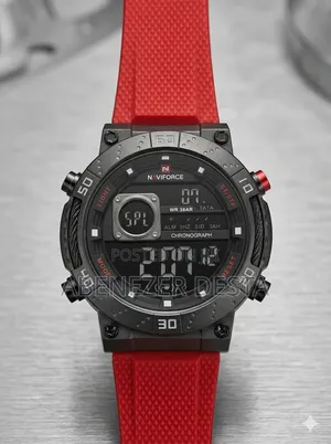 Naviforce Nf9241t Digital Sports Watch, Featuring a Durable Zinc