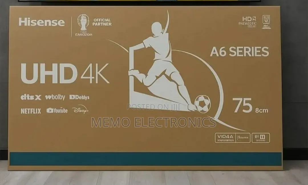 Hisence 75" Q6 Series Qled Smart Tv ከነፃ ትራንስፖርት ጋር !