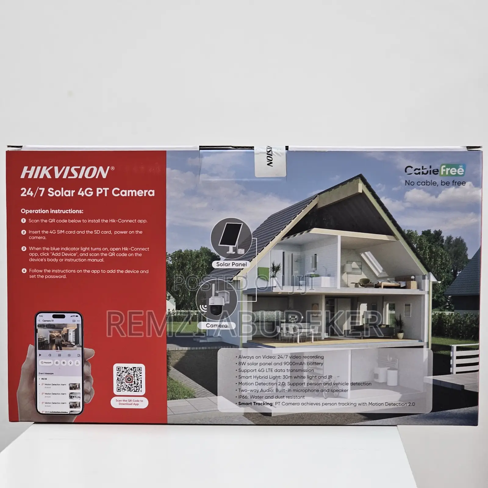 4mp Hikvision Solar Pt 4g Camera 24/7