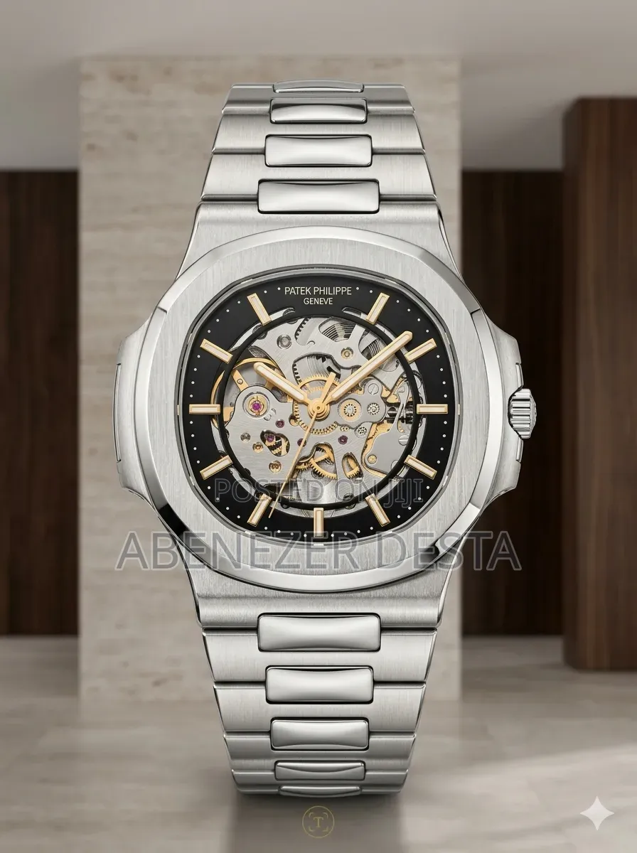 Mechanical Skeleton Watch Styled Similarly to the Patek Philippe