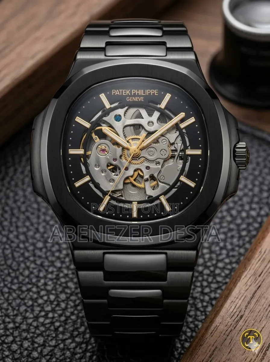 Mechanical Skeleton Watch Styled Similarly to the Patek Philippe