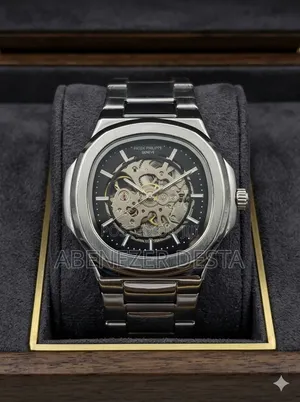 Mechanical Skeleton Watch Styled Similarly to the Patek Philippe